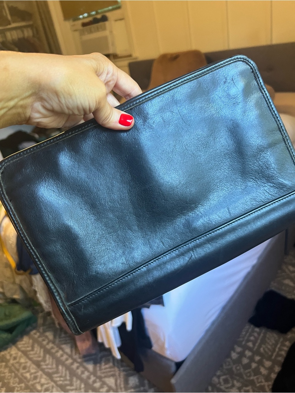 Vintage Coach International Clutch style 9833 - Picture 8 of 14